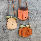 Toddler Pumpkin / Pear / Lady Bug Cross Body bag - RouxBaby